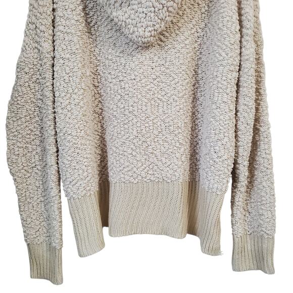 POL Beige Popcorn Chenille Hooded Sweater Size XL - Picture 11 of 14